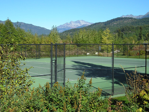 Tennis Court in Whistler BC Canada