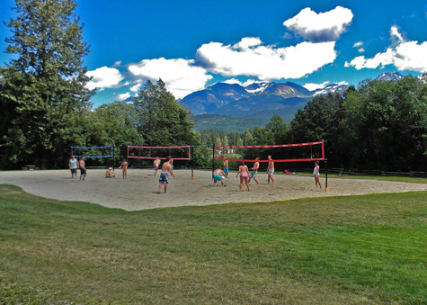 Beach Volleyball in Whistler BC