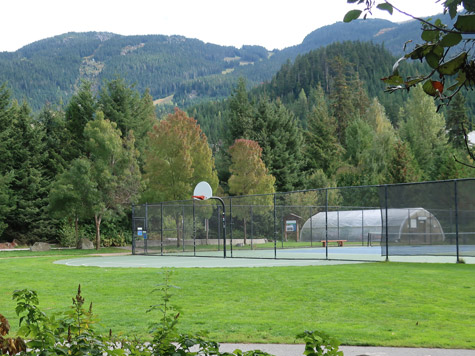 Tennis Court in Whistler's Creekside District