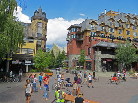 Mountain Square in Whistler BC Canada