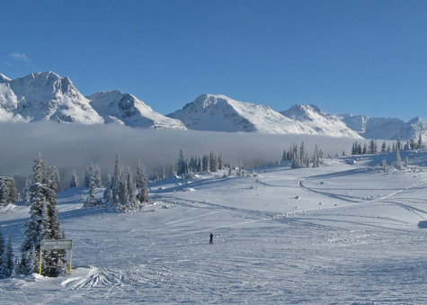 Skiing at Whistler British Columbia