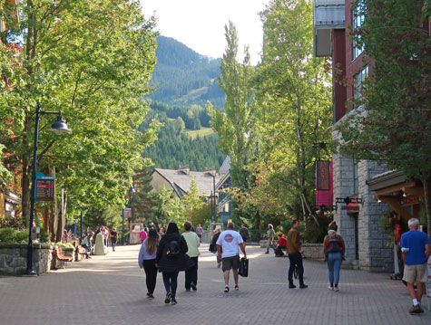 Shopping in Whistler BC, Canada